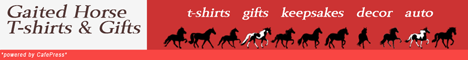 Gaited Horse T-shirts and Gifts at CafePress banner