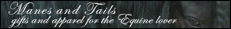Manes and Tails gifts and apparel for the Equine lover banner